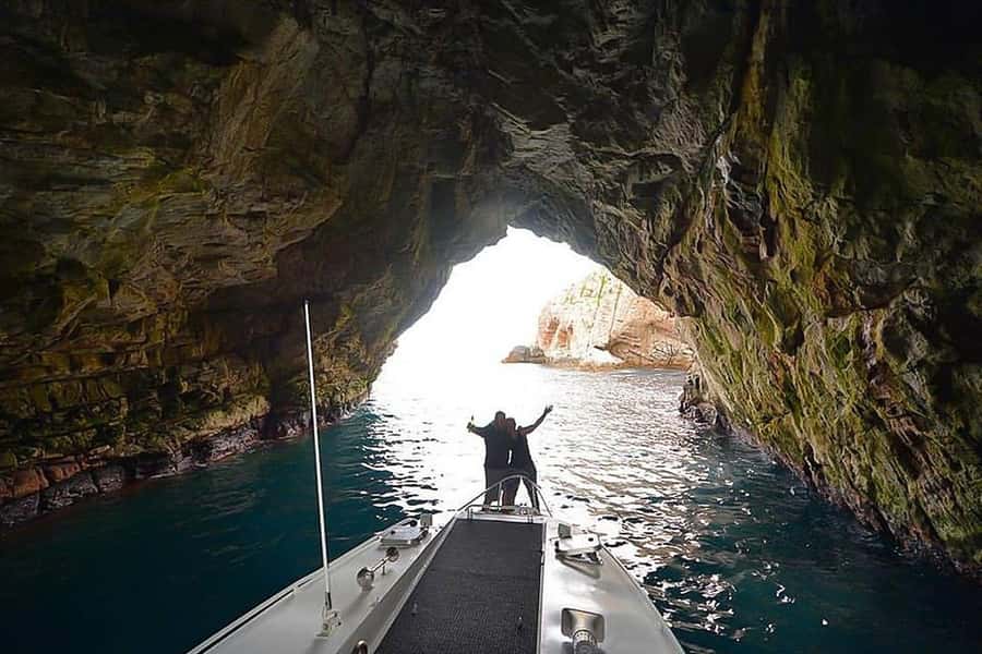 From Triabunna: Maria Island Cruise & Guided Walk with Lunch - The boat cruise past Maria Island’s sea caves and waterfalls