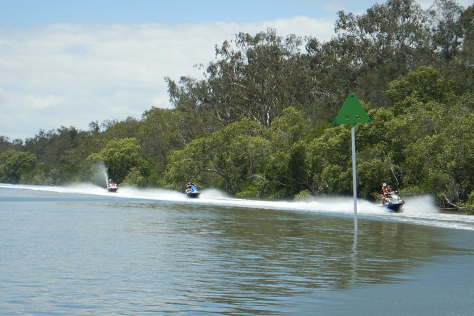 Glasshouse Twister - 90 min jet ski experience - The Lighthouse Reach hot lap on the way back