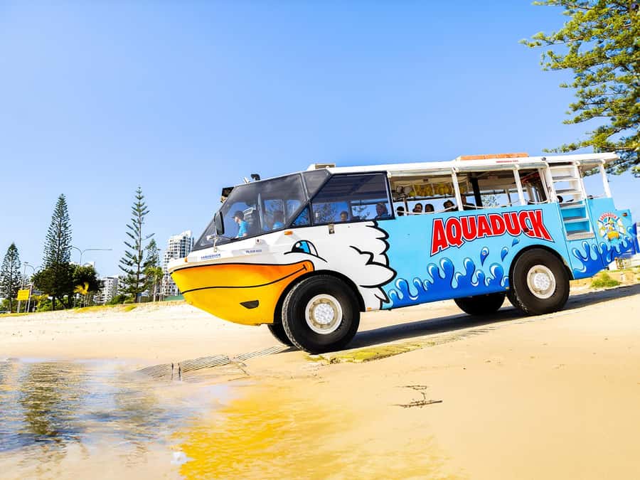 Gold Coast: 1-Hour Land and Water Duck Tour - From Surfers Paradise to the Aquaduck Office: The First Easy Win