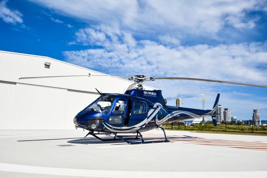 Gold Coast: Coastal City Scenic Helicopter Flight - South Stradbroke Island and the return pass over Sea World