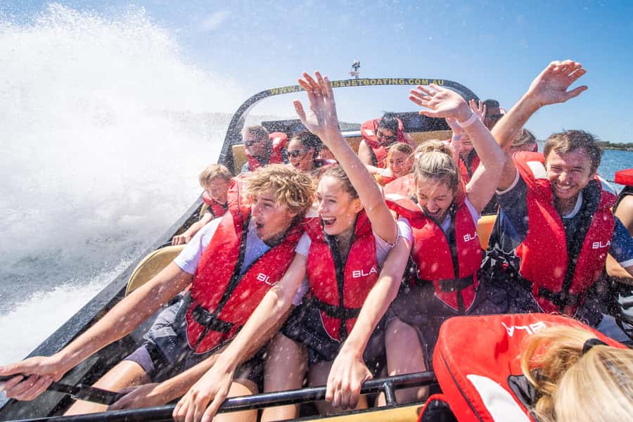 Gold Coast: Extreme Jet Boat Blast Ride - First Stop: Paradise Watersports on Cavill Avenue