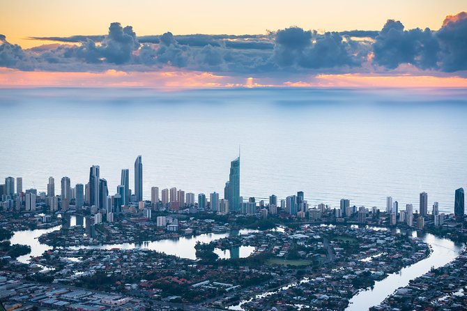 Gold Coast Hot Air Balloon Flight 1 Hour - BEST PRICE! - What you see up there: beaches, water, and the forest when winds decide
