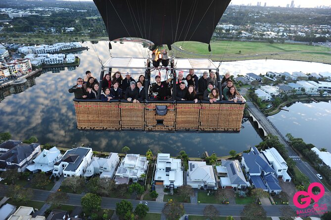 Gold Coast Hot Air Balloon Flight - The basket with doors: easier entry and more room to move