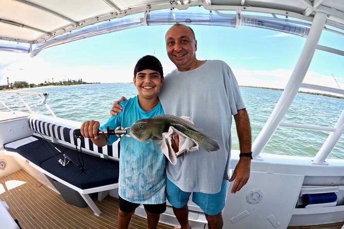 Gold Coast's Broadwater Private Calm Water Fishing - What the crew provides: gear, tips, and the snacks you actually need