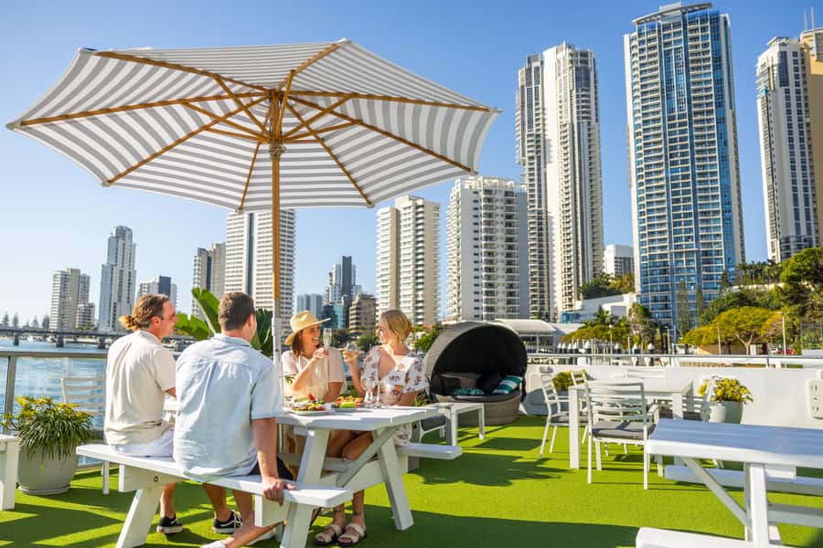 Gold Coast: Sightseeing Cruise with Buffet Lunch - The tropical buffet lunch: seafood first, then the comfort mains
