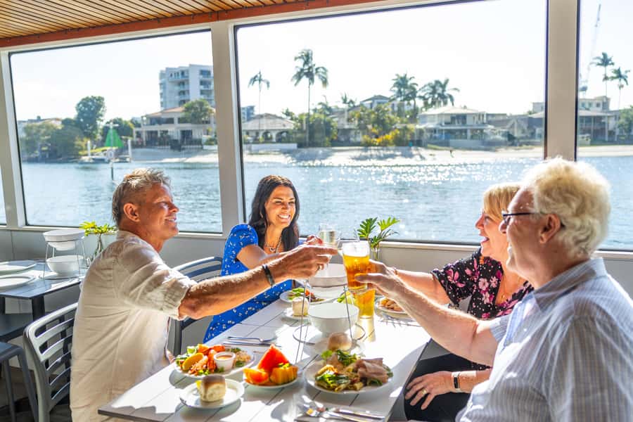 Gold Coast: Sightseeing Cruise with Buffet Lunch - Landmarks along the water: what you actually see during the 2 hours