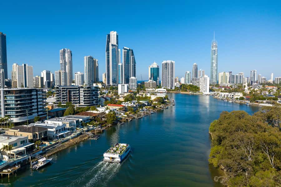 Gold Coast: Sightseeing Cruise with Buffet Lunch - Spirit of Elston: top-deck sunshine and inside comfort