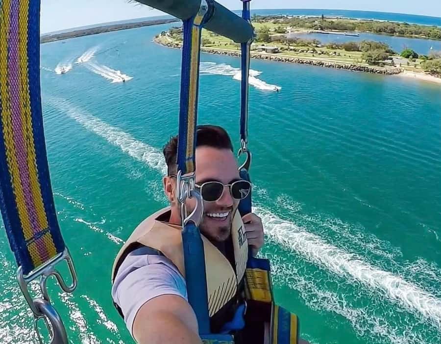 Gold Coast: Surfers Paradise Parasailing with Free Photos - Price value at about $47, what you actually get