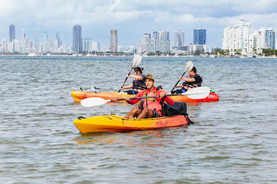 Gold Coast: Wave Break Island Kayaking & Snorkeling tour - Snorkeling on a protected reef: fish you can actually see