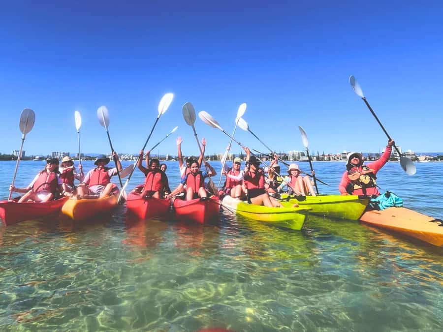 Gold Coast: Wave Break Island Kayaking & Snorkeling tour - Photos, hot drinks, and the snack by the sea