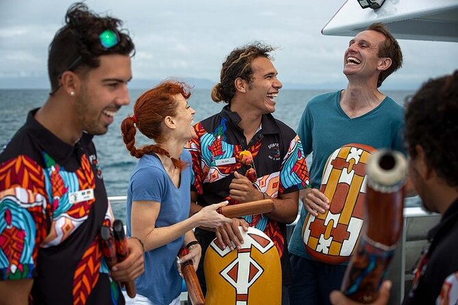 Great Barrier Reef with Cultural Guides-Dreamtime Dive & Snorkel - Cultural Guides and Creation Story moments, from welcome to music