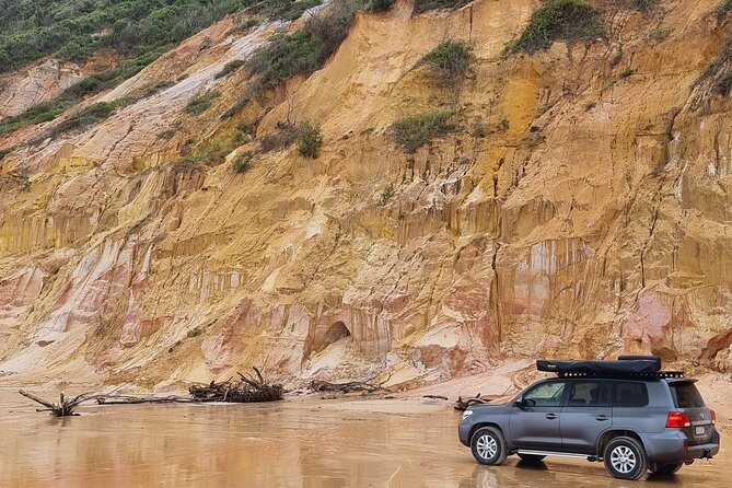 Great Beach Drive 4WD Tour - Private Charter from Noosa to Rainbow Beach - Off-road driving on the sand: the real star of the route