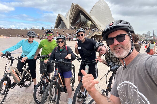 Guided Electric Bike Tour of Sydney with Bluetooth helmets - Barangaroo Reserve: the modern waterfront layer
