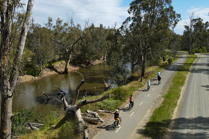 Half Day E-Bike Hire Echuca - Scenic Drive, Murray River views, and the Port of Echuca dock stops