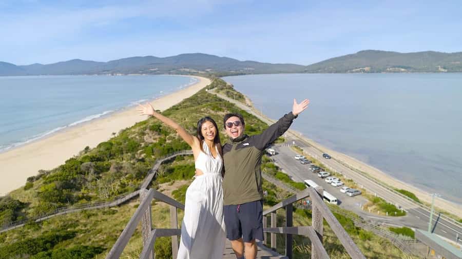 Hobart: Bruny Island Food, Sightseeing & Lighthouse Day Tour - The Neck and 360-degree Truganini Lookout views (with the 279-stair option)