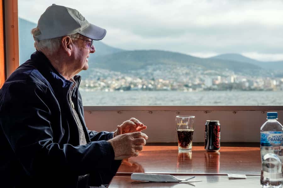 Hobart: Historic Lunch Cruise - Getting Oriented at Murray Street Pier (and what the boarding process is like)