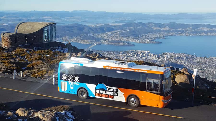 Hobart: kunanyi/Mt Wellington Explorer Bus Pass - Making the most of your 40 minutes at the top