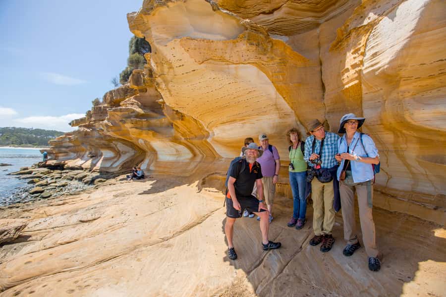 Hobart: Maria Island National Park Active Full-Day Tour - Painted Cliffs Walk: Colorful Sandstone Up Close