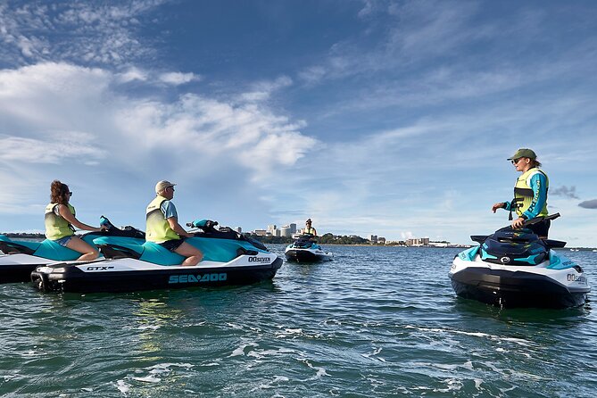 Honey Ryder Sunrise Jet Skiing in Darwin - Golden Sunrise Over Darwin and the Return to the City Skyline