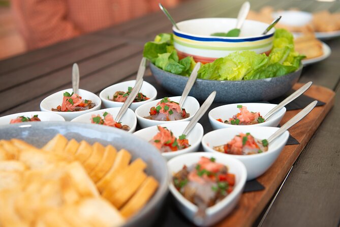 Hook-a-Barra Gourmet Farm Tour - Barramundi Tasting Plate Lunch: Fresh Food With A Story