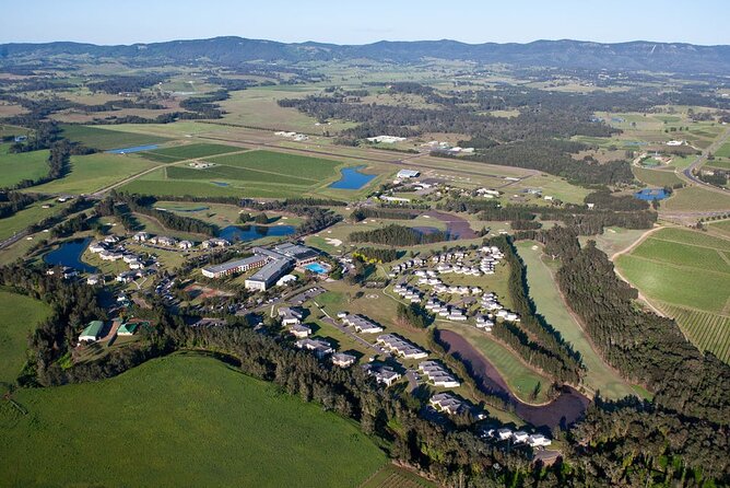 Hunter Valley Wine Country Helicopter Flight from Cessnock - Hunter Valley Gardens views from above