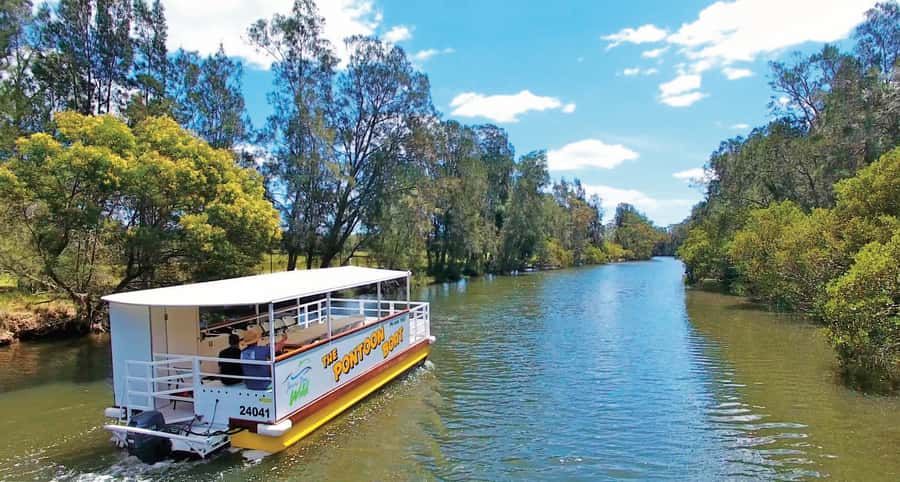 Jervis Bay: 2-Hour Sunset River Cruise - Pontoon boat comfort, calm water, and the rhythm of the ride