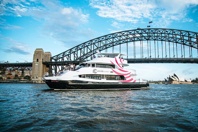 Journey Beyond Cruise Sydney all-inclusive Harbour Lunch Cruise - The Sydney Harbour Views You Get Between the Bridge and Opera House