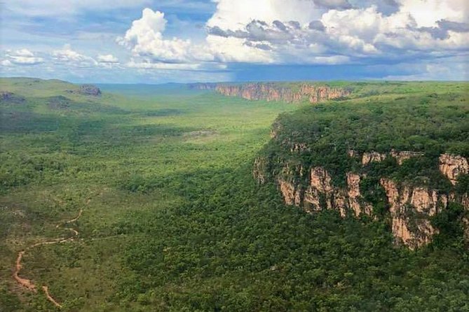 Kakadu Yellow Waters Cruise & Katherine Gorge Helicopter Scenic - Nitmiluk to Kakadu by air: looking down at the scale of the Top End