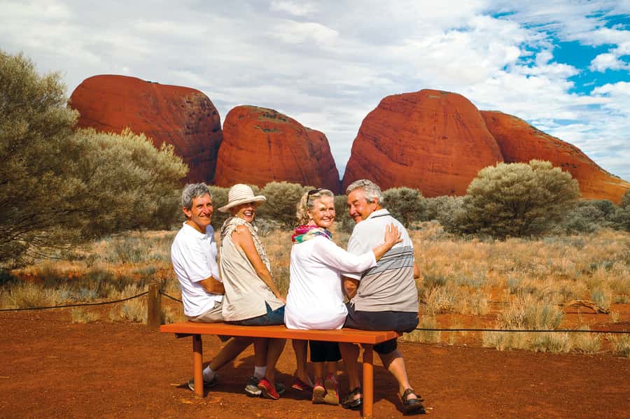 Kata Tjuṯa Sunset Tour with Sparkling Wine and Cheeseboard - Riding in Comfort with an AAT Kings Driver Guide