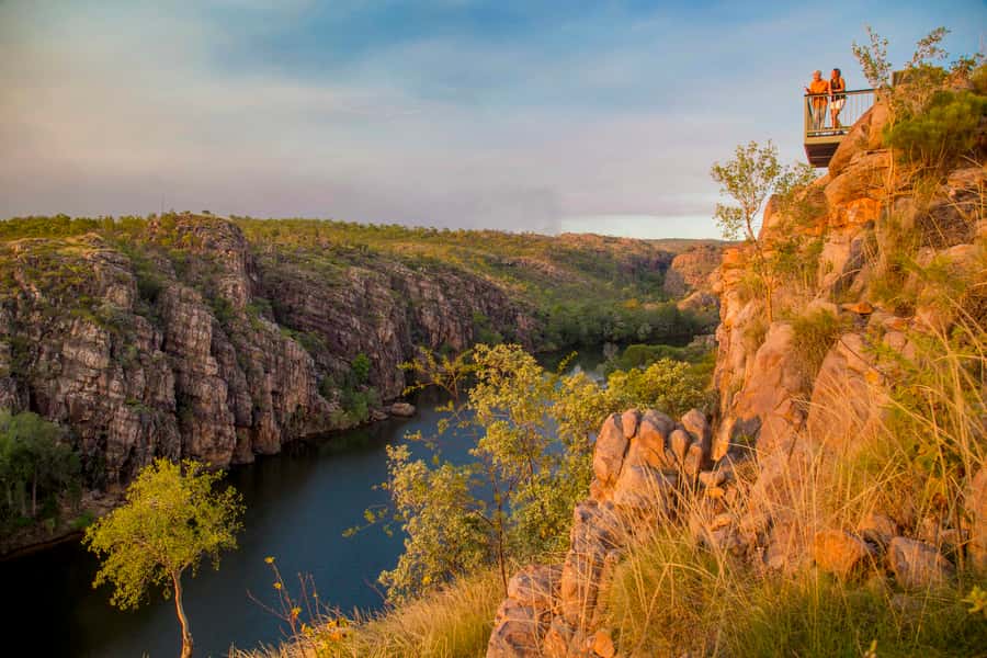 Katherine Gorge & Edith Falls Full-Day Tour from Darwin - Katherine Gorge cruise: the highlight for crocodile watching and big views
