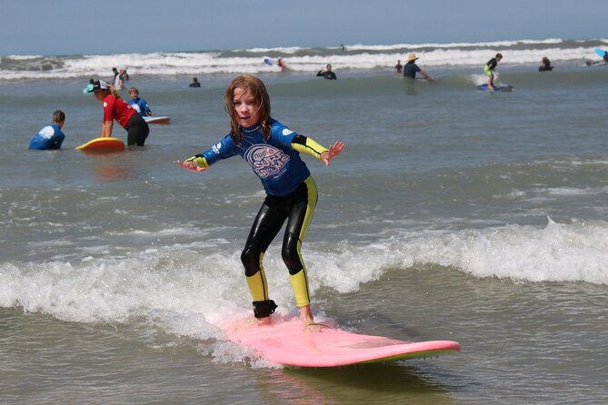 Learn to Surf at Middleton Beach - Sand practice, then gentle waves: the learning curve you want
