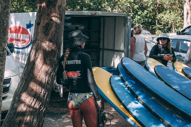 Learn to Surf at Noosa on the Sunshine Coast - Rash Shirts, Wetsuits, and Soft Boards That Help You Actually Learn