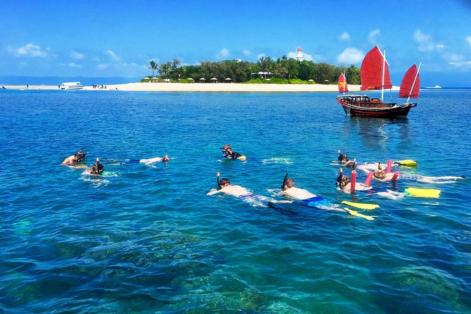 Low Island Snorkelling Private Charter Aboard Authentic Chinese Junk Boat - Shaolin Junk Boat Sailing From Port Douglas (8:00am Start)