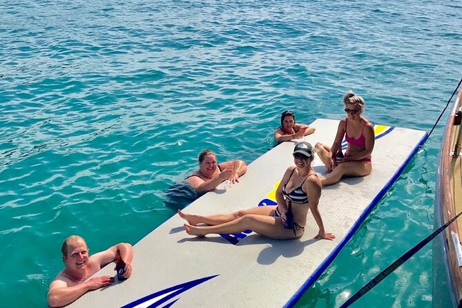 Magnetic Island Lunchtime Sailing Cruise - The return sail: bean bags, taking the helm, and an easy finish