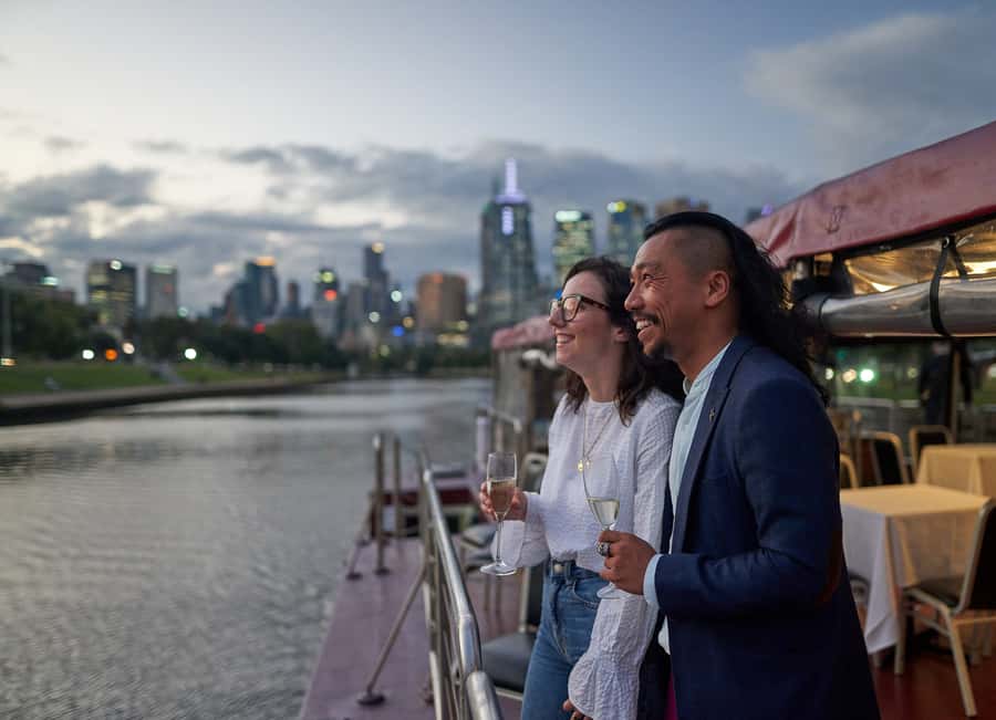 Melbourne: 4-Course Dinner Cruise with Drinks - Southbank Promenade boarding, where the night actually starts
