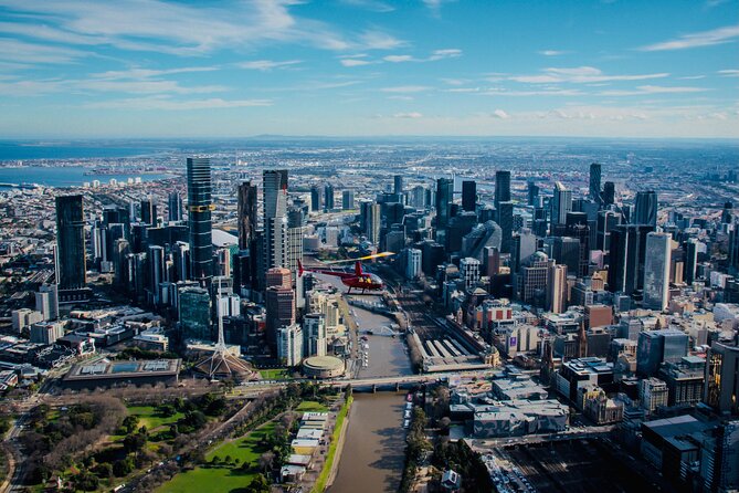 Melbourne City Scenic Helicopter Ride - The flight plan over Melbourne CBD and the skyline you can actually understand