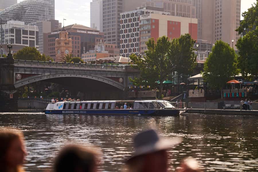 Melbourne City Views Express Cruise - Sliding onto the Yarra at Federation Wharf (Berth 3)