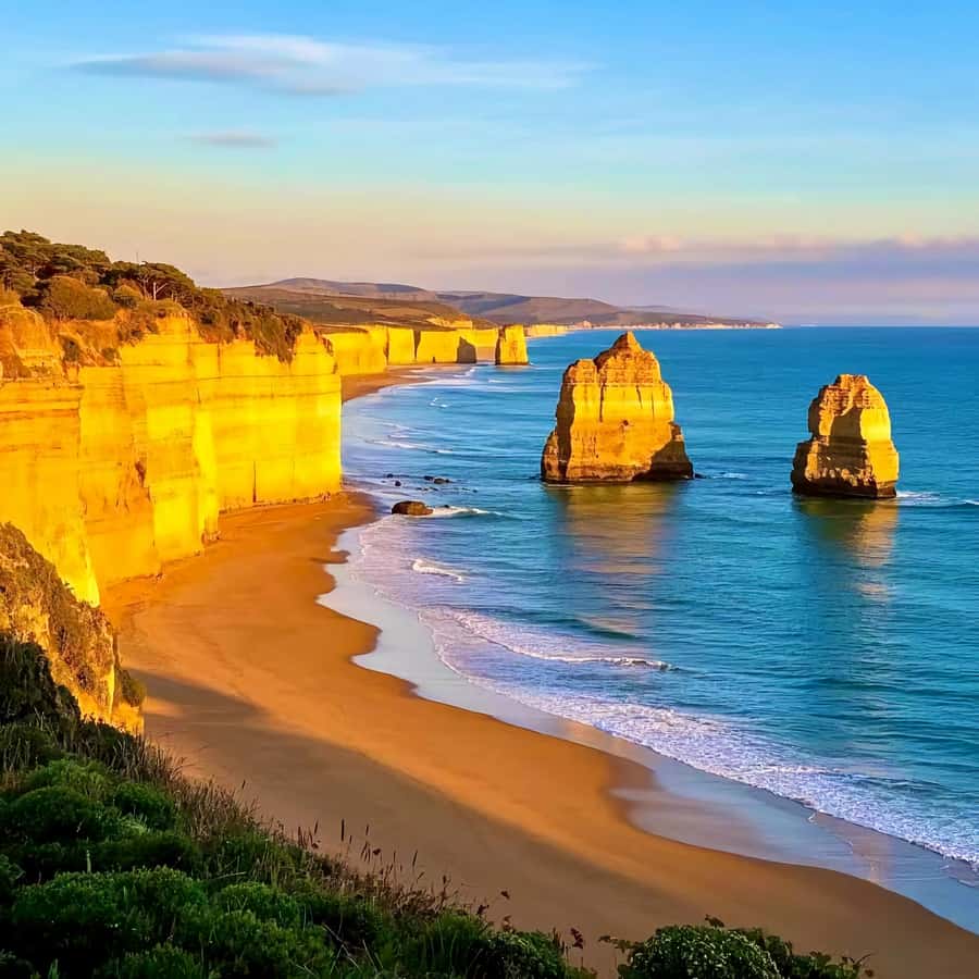 Melbourne Great Ocean Road Benz SmallGroup&LuxCoach BigGroup - Split Point Lighthouse and Eastern View Memorial Arch