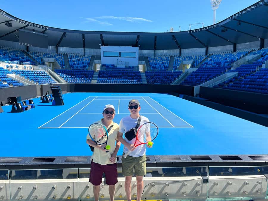 Melbourne Park Tennis Sporting Experience - Two Wins Right Away
