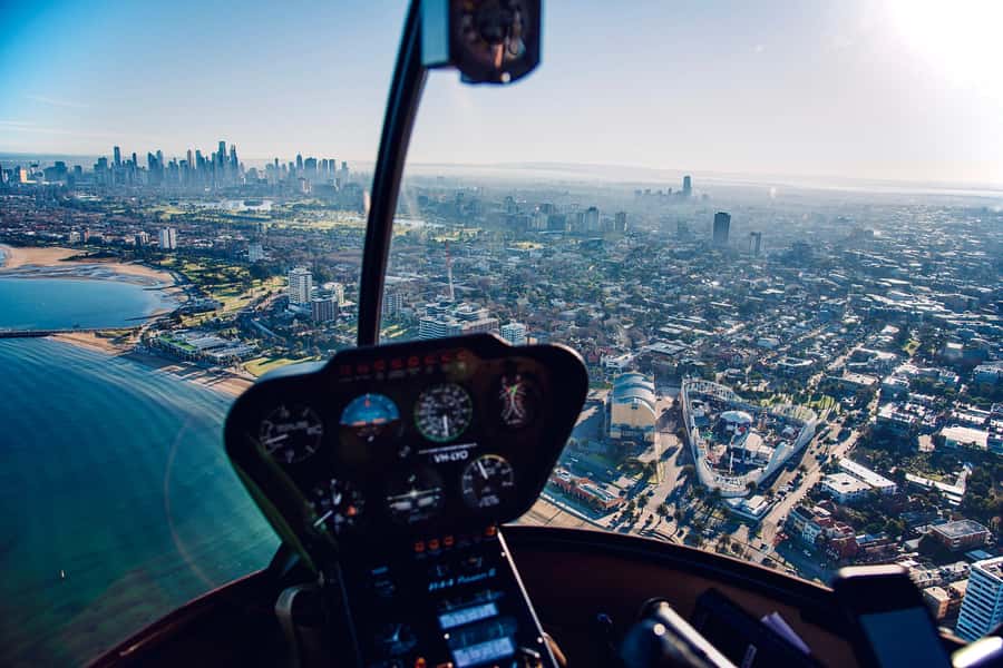 Melbourne: Private City & Beaches Helicopter Ride - Fly Over Docklands, Melbourne Star, and Port Phillip Bay