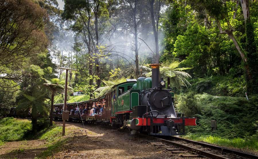 Melbourne: Puffing Billy Railway & Rainforest Tour - Lakeside Visitor Centre and the Railway Hall: Steam, Exhibits, and Reset Time