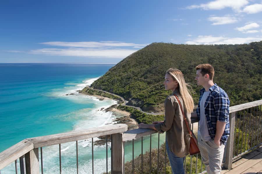 Melbourne to Adelaide: 2-Day Overland Explorer Tour - Mackenzie Falls stairs: the stop that tests your legs in the best way