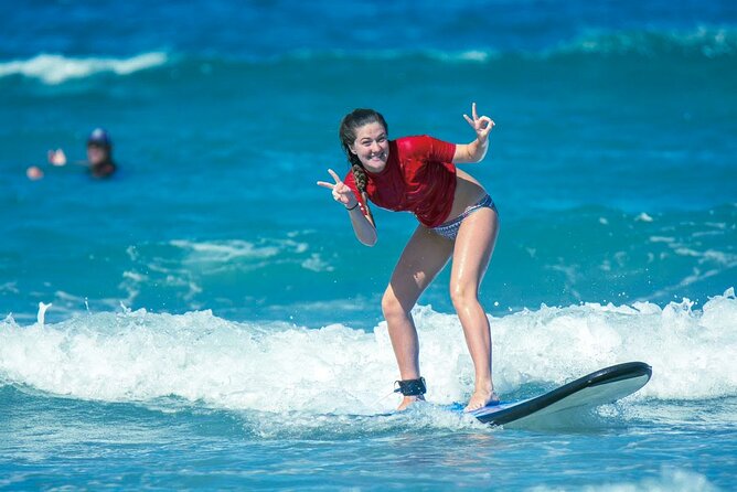 Merrick's Noosa Learn to Surf: 2 Hour group surfing lesson - The real-world downside: tricky surf and wipeout stuff happens