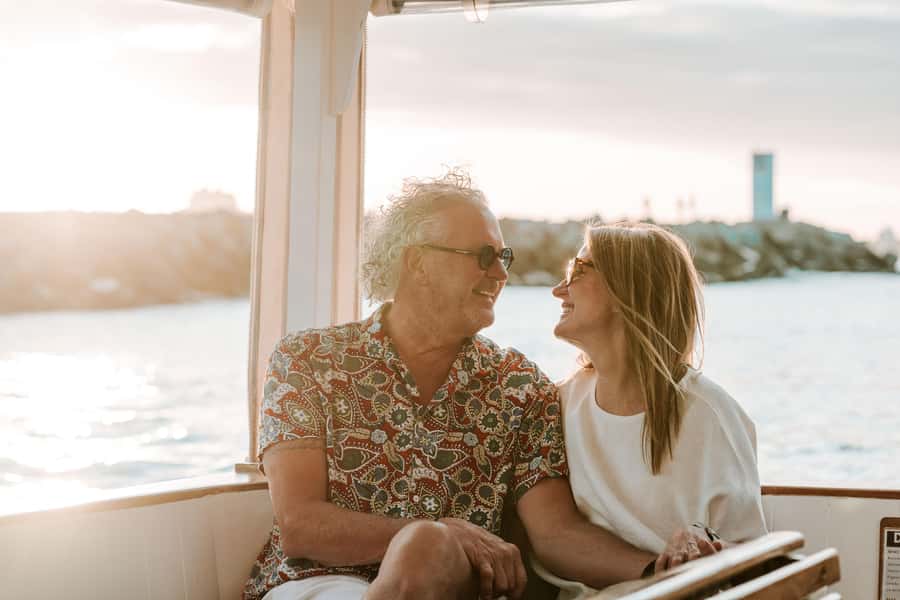 Mooloolaba: Sunshine Coast Sunset Canal Cruise - The river heads and coastline turn: why the Noosa view is a big deal
