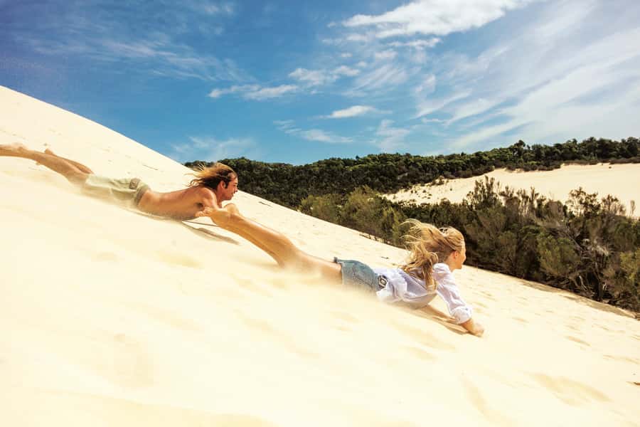 Moreton Island: Tangalooma Desert Safari and Dolphin Feeding - Lunch, eco chats, and those little island choices