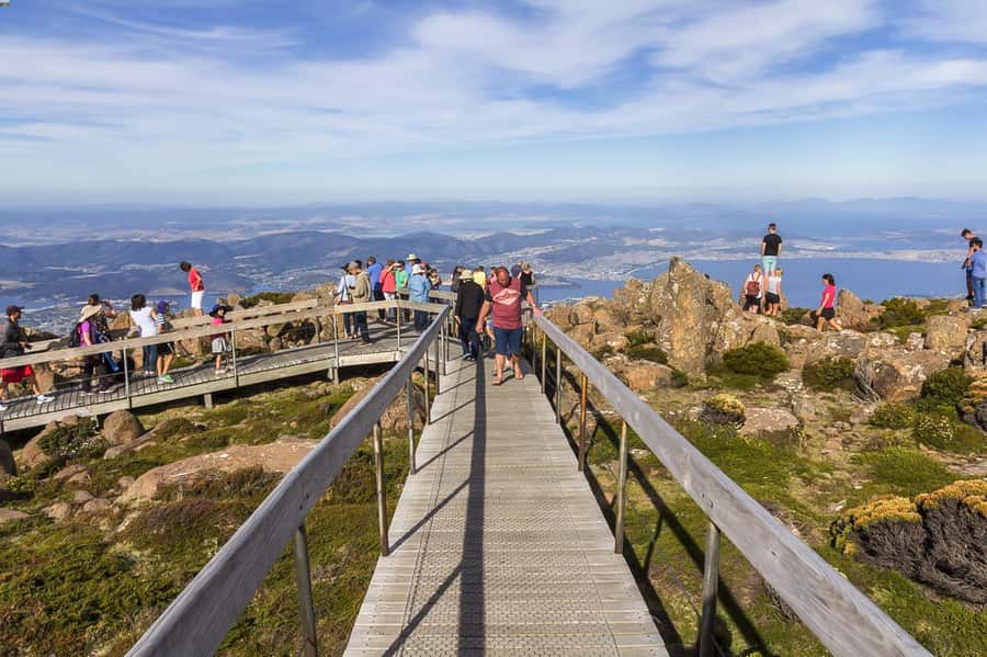Mt Wellington: Ultimate Experience from Hobart - The Springs stop halfway up: alpine air and a warm-up option