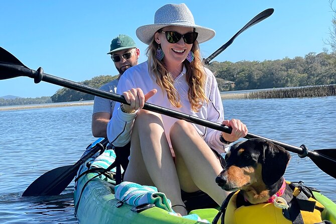 Noosa Everglade Kayak -South/Noosa End - Searching for Stingrays! - Entering the Noosa Everglades from Lake Weyba