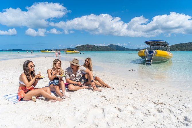 Ocean Rafting: Whitehaven Beach, Snorkelling & Hill Inlet Lookout - Whitehaven Beach Time: Swirling Sands, Powder Sand, and Real Breathing Room