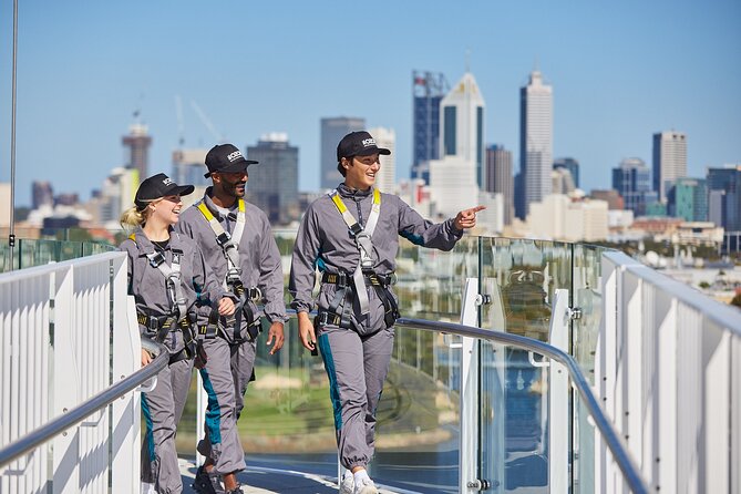 Optus Stadium HALO Roof Climb - The Guide Experience: How Maddie and Cat Set the Tone