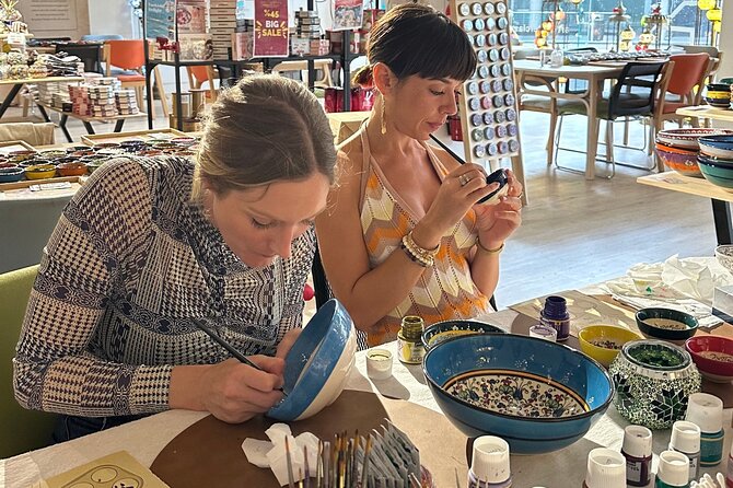 Paint and Sip Classes Melbourne: Ceramic Plates & Bowls - From Blank Ceramic to a Piece You Can Take Home